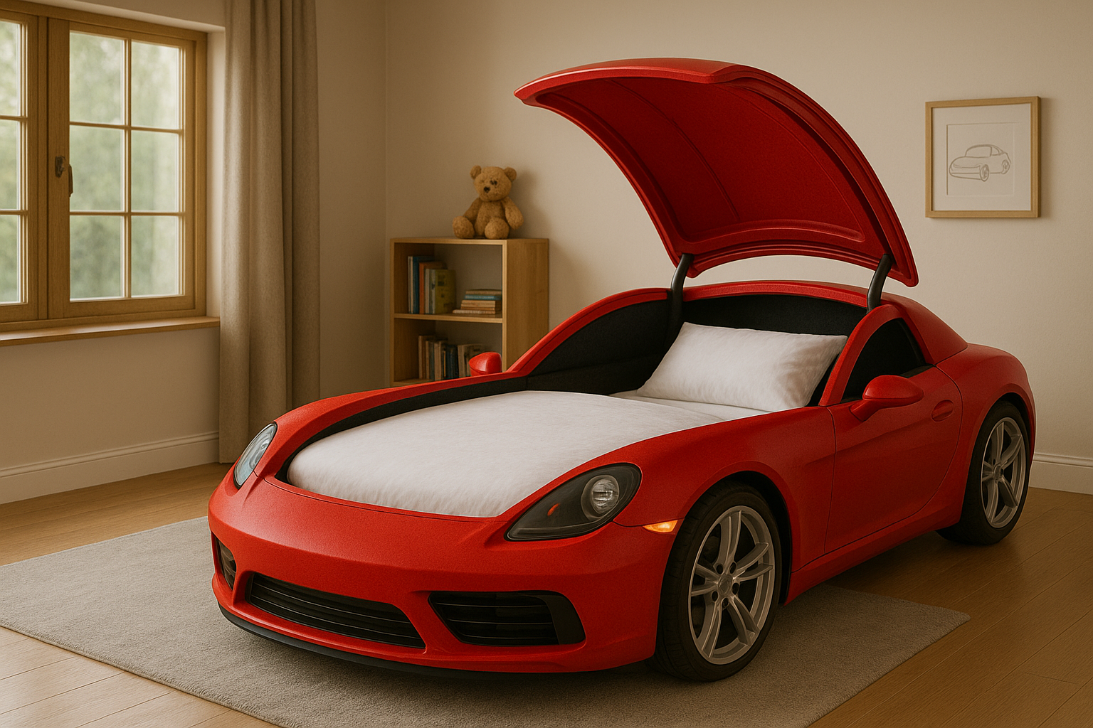PulseRacer - Lit Voiture Futuriste